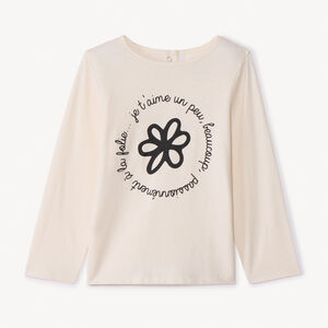 Μακρυμάνικο μπλουζάκι jersey με φαντεζί σχέδιο για bebe κορίτσι 