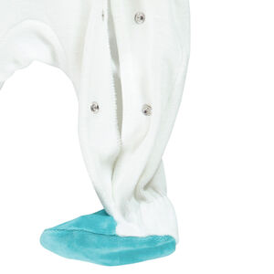 Φορμάκι βελουτέ με lune κέντημα για bebe αγόρι 