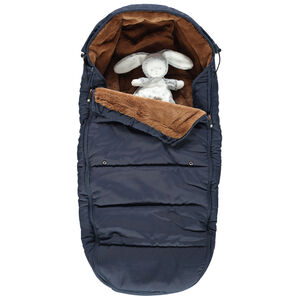 Πλαστική κουβέρτα από συνθετική γούνα Ocho - Μπλε ναυτικό 