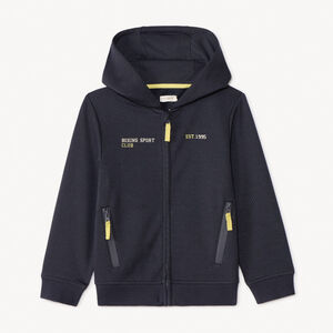 Γιλέκο με κουκούλα από φανταστικό φλις για αγόρι 