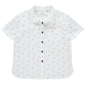 Πουκάμισο κοντομάνικο με σχέδια ιστιοπλοικά 