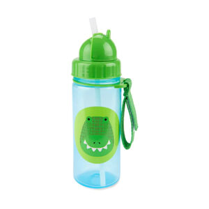 Πλαστικό Παγουρίνο με Καλαμάκι Κροκόδειλος - 384,5 ml Skip Hop Zoo  