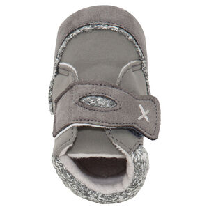 Μαλακά μποτάκια με αυτοκόλλητο velcro με συνθετική γούνα 