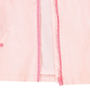 Aντιανεμικό με κουκούλα ροζ clair για bebe κορίτσι 