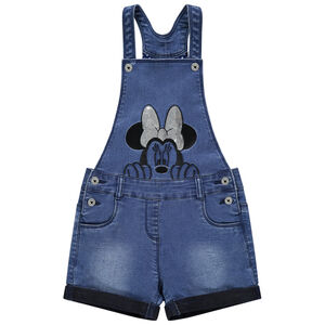 Σαλοπέτα κοντή jean με σχέδιο Minnie Disney Main Σαλοπέτα κοντή jean με σχέδιο Minnie Disney