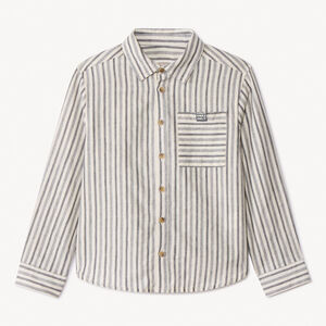 Πουκάμισο μακρυμάνικο με μανίκια που μαζεύονται για αγόρι 