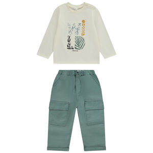 "Σετ 2 τμχ. μπλούζα με μακριά μανίκια για μωρό αγόρι" 