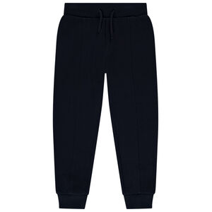 Τζόκινγκ μονόχρωμο βαμβακερό piqué για αγόρι 