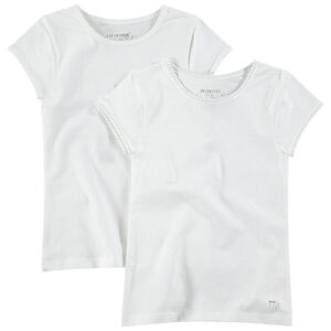 Παιδικά - Σετ 2 μονόχρωμα ζέρσεϊ φανελάκια με τυπωμένο λογότυπο 