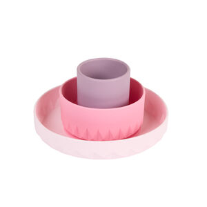 Σετ γευμάτων 3 τεμαχίων Origami από σιλικόνη - Λίλα 