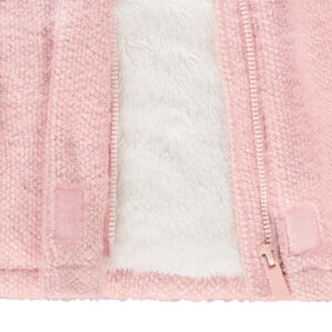 Παλτό από drap de laine με τσέπες καρδιά για bebe κορίτσι 