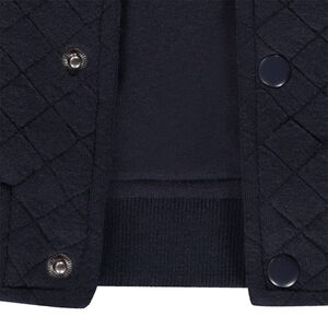 Ζακέτα teddy με καπιτονέ σχέδιο για μωρό αγόρι 