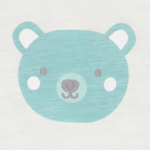 Σέτ μπλούζας με τύπωμα αρκούδας και βερμούδας για μωρό αγόρι 