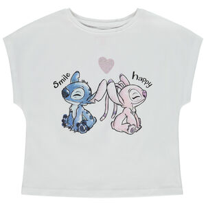 Κοντομάνικο μπλουζάκι print Stitch & Angel Disney για κορίτσι Main Κοντομάνικο μπλουζάκι print Stitch & Angel Disney για κορίτσι