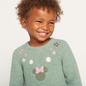 Φόρεμα πλεκτό μακρυμάνικο Minnie Disney για μωρό κορίτσι 