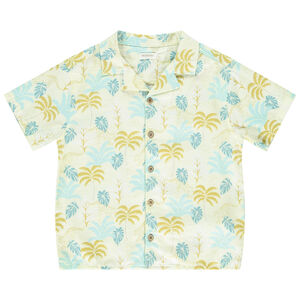Κοντομάνικη πουκάμισο με σχέδιο φοίνικες για αγόρι 