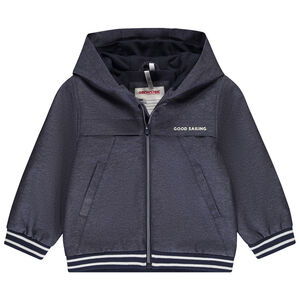 Αδιάβροχο υφασμάτινο με κουκούλα για αγόρι 