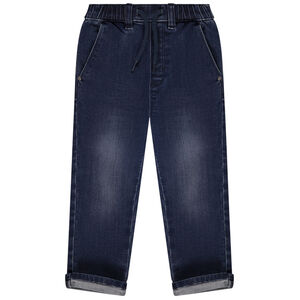 Jean denim like με μέση με λάστιχο για bebe αγόρι 