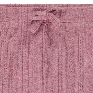 Καλσόν côtelé με φιόγκο για bébé κορίτσι 