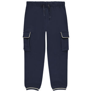 Φούτερ πλεκτό στυλ cargo με χρυσές λεπτομέρειες για κορίτσι 