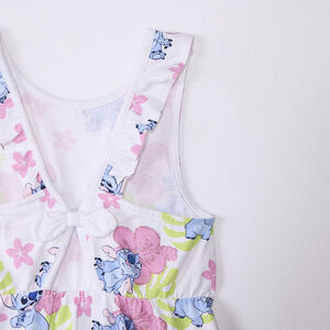 Robe sans manches imprimé Stitch Disney avec dos nageur pour fille Main Robe sans manches imprimé Stitch Disney avec dos nageur pour fille