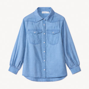 Chemise manches longues style western pour fille 