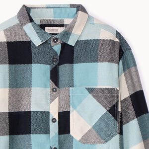 Chemise manches longues à carreaux pour garçon 