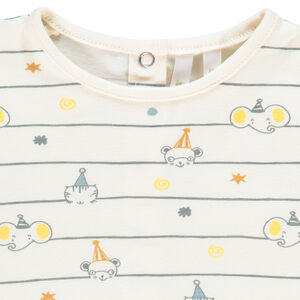 Σετ t-shirt με σχέδιο και σαλοπέτα για bebe αγόρι 