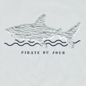 Κοντομάνικο μπλουζάκι με μαγικά στρας για αγόρι 