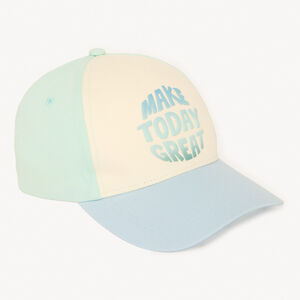 Τριχρωμη καπέλο με puff εκτύπωση για αγόρι 