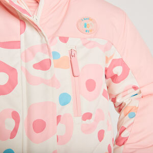 Ολόσωμη φόρμα σκι υφασμάτινη με arty σχέδιο για κορίτσι 