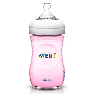  Μπιμπερό Natural 260ml - Ροζ  