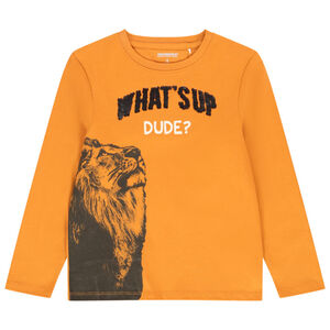 T-shirt manches longues avec visuel en sequins magiques pour garçon Main T-shirt manches longues avec visuel en sequins magiques pour garçon