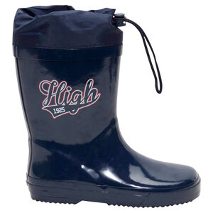 Γαλότσες με στάμπα και αδιάβροχη προστασία στο άνοιγμα 