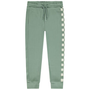 "Jogging molletonné motif damier pour garçon" se traduit en grec par "Jogging από molleton με σχέδιο καρό για αγόρι" 