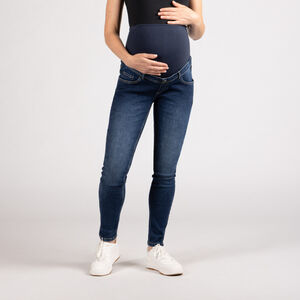 Τζιν σλιμ εγκυμοσύνης με ψηλή ζώνη 