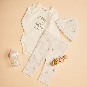 Σετ γέννησης 3 τεμαχίων Baby 2026 για μωρό 
