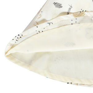 Φούστα κοντή γιορτινή βαμβακερή με φαντεζί σχέδιο για κορίτσι 