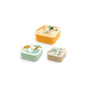 Boîte à lunch enfant Set de 3 unités Jungle 