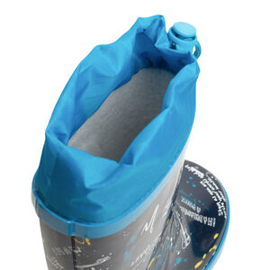 Μπότες βροχής για αγόρι παιδί με αδιάβροχο φουσκωτό 