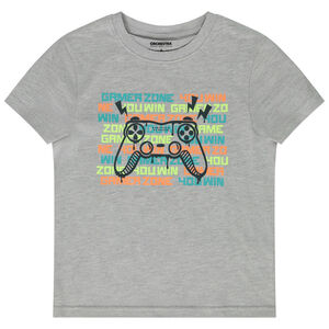 T-shirt manches courtes print fantaisie pour garçon 