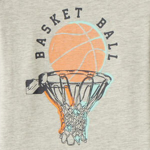 T-shirt μακρύ μανίκι με φανταστικό τύπωμα για αγόρι 