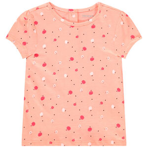 T-shirt κοντομάνικο Οργανικό βαμβάκι με σχέδι για bebe κορίτσι 