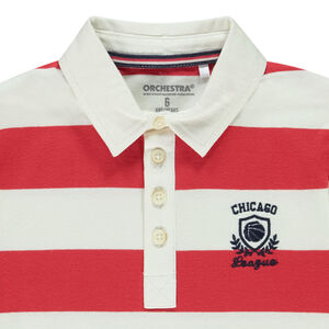 Πολυέλαιος ριγέ με κέντημα μπάσκετ για αγόρι 