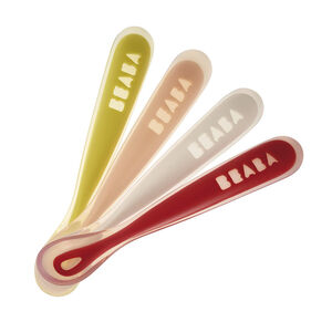 Σετ 4 κουταλάκια  1ης ηλικίας από σιλικόνη - Bunny 