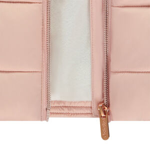 Αμάνικο μπουφάν με παιχνιδιάρικο σχέδιο κουνελάκι για bebe κορίτσι 