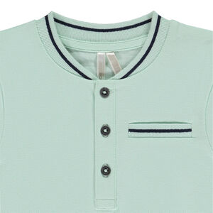 Πόλο κοντομάνικο με γιακά teddy για bebe αγόρι 