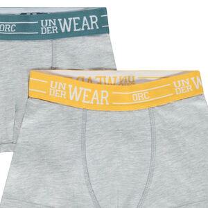 Σετ από 5 boxers μονόχρωμα με λάστιχα Χρωματιστά για αγόρι 