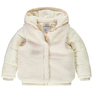 Parka 2 en 1 en fausse fourrure pour fille Main Parka 2 en 1 en fausse fourrure pour fille
