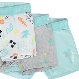 Σετ από 7 μποξεράκια σε jersey με σχέδιο φοίνικες για αγόρι 